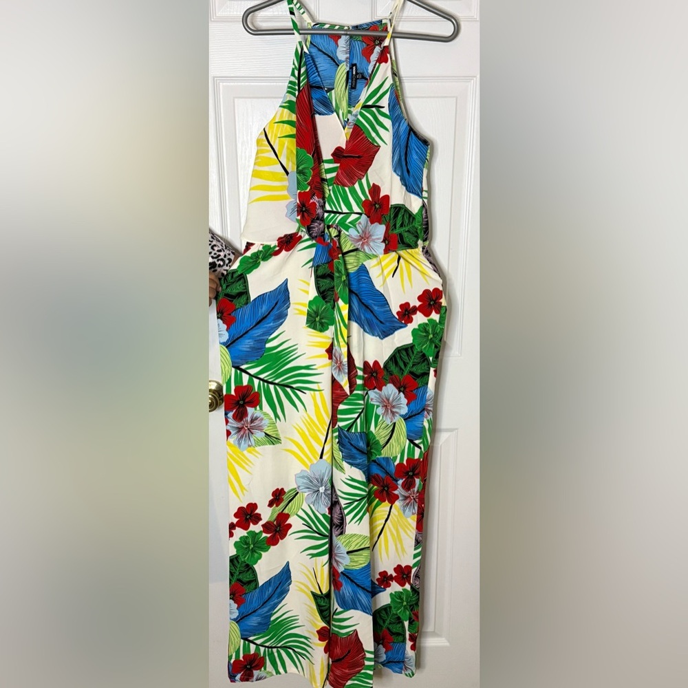 Fashion Nova Blue Floral JumpSuit
